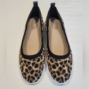 Aubrey Lynn - Amelina Slip On Sneaker, Leopard Print, Size 11